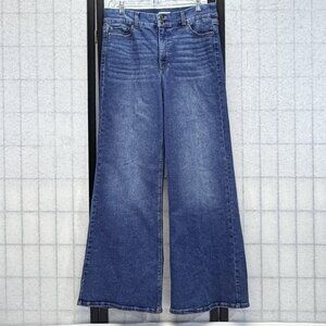 sofia by sofia vergara Dark Blue Wide Leg Flare Jeans